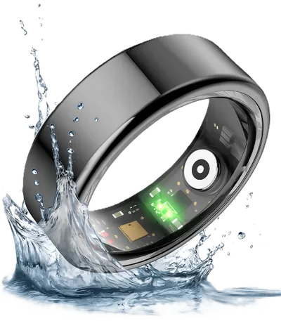 Waterproof FapRing submerged in water showing IP67 rating